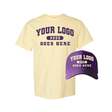 Combo C1201 Purple / Banana Tee